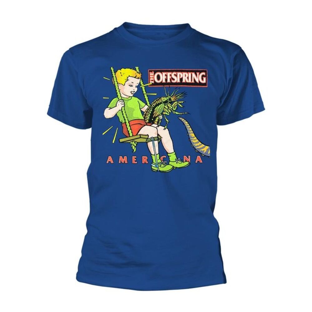 The Offspring Unisex Adult Americana T-Shirt / Blue